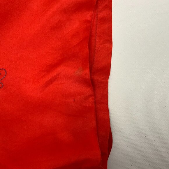 Vintage 50s - 60s Silk Layered Red Embroidered Kimono Robe Sz M - Picture 16 of 16